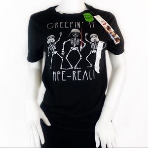 Disney Star Wars Darth Trooper Skeleton T-shirt L